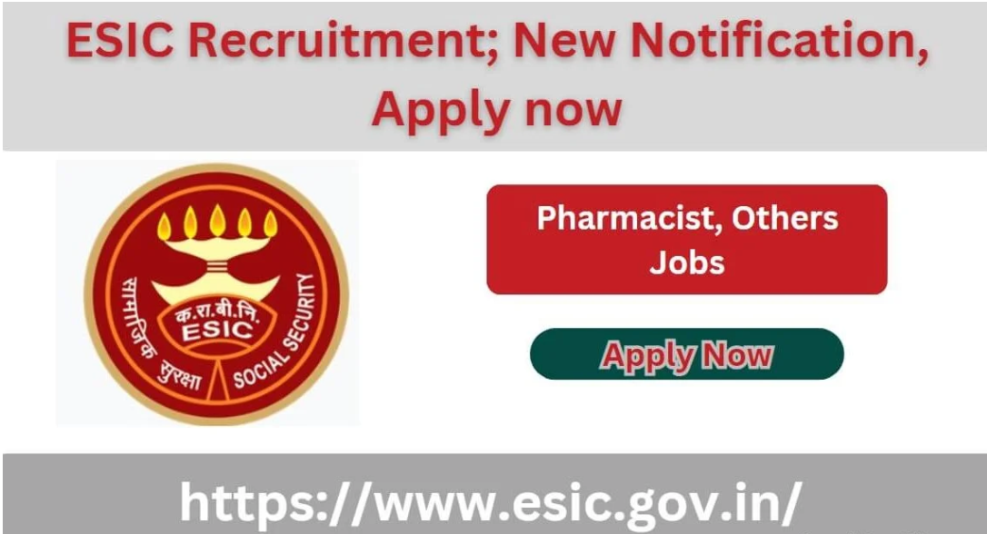 ESIC Pharmacist Recruitment