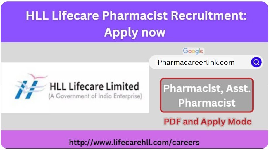 HLL Lifecare Pharmacist Recruitment